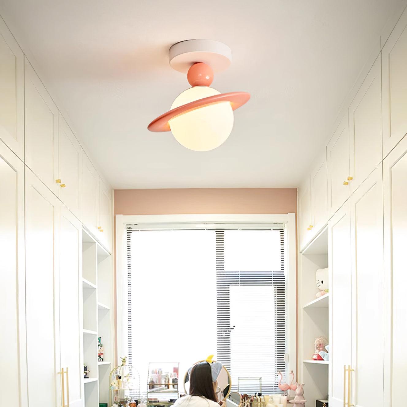 Pivoro Red and White Ceiling Light - Letslighting