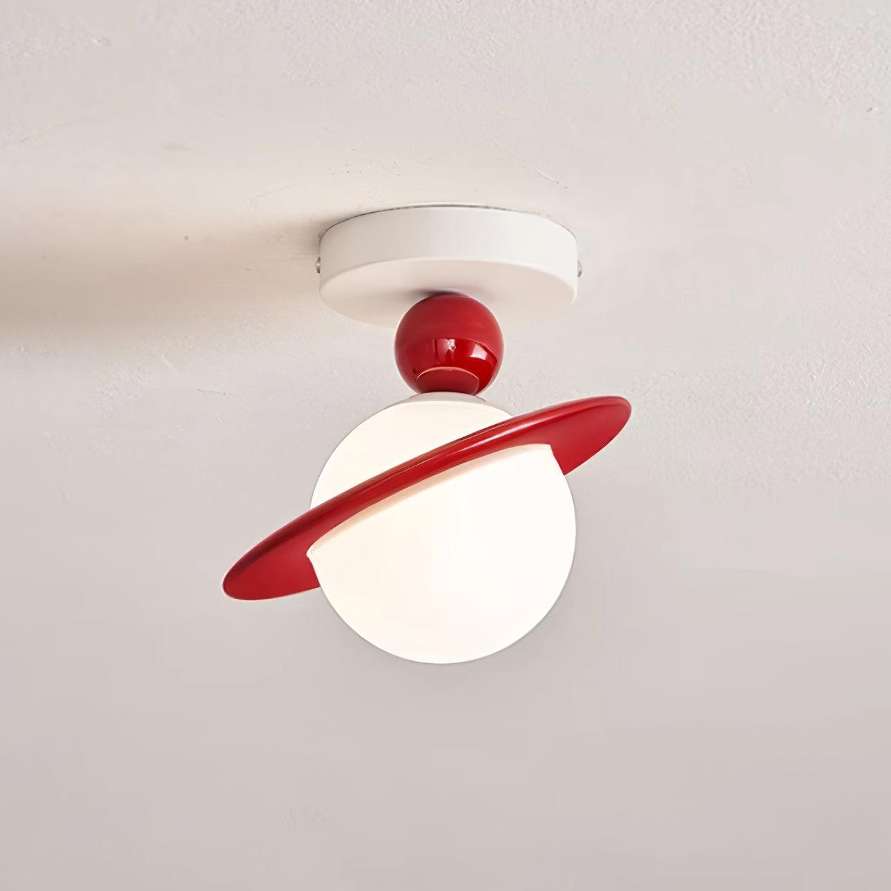 Pivoro Red and White Ceiling Light - Letslighting