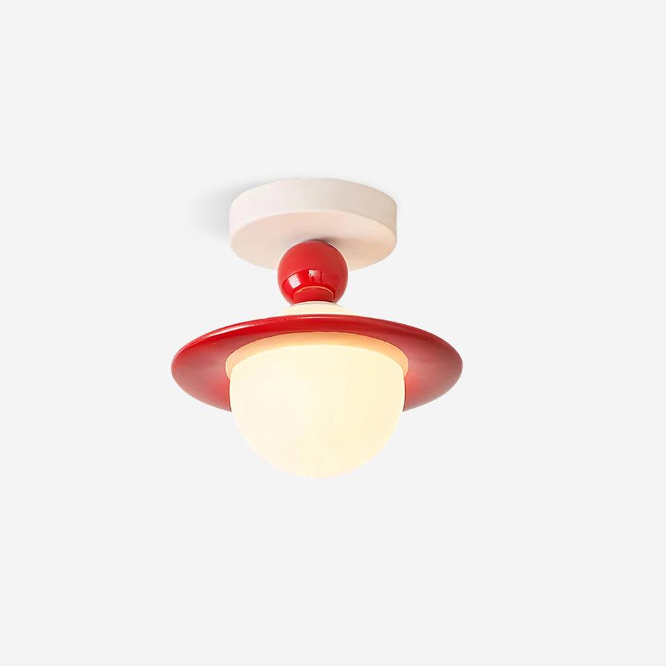 Pivoro Red and White Ceiling Light - Letslighting