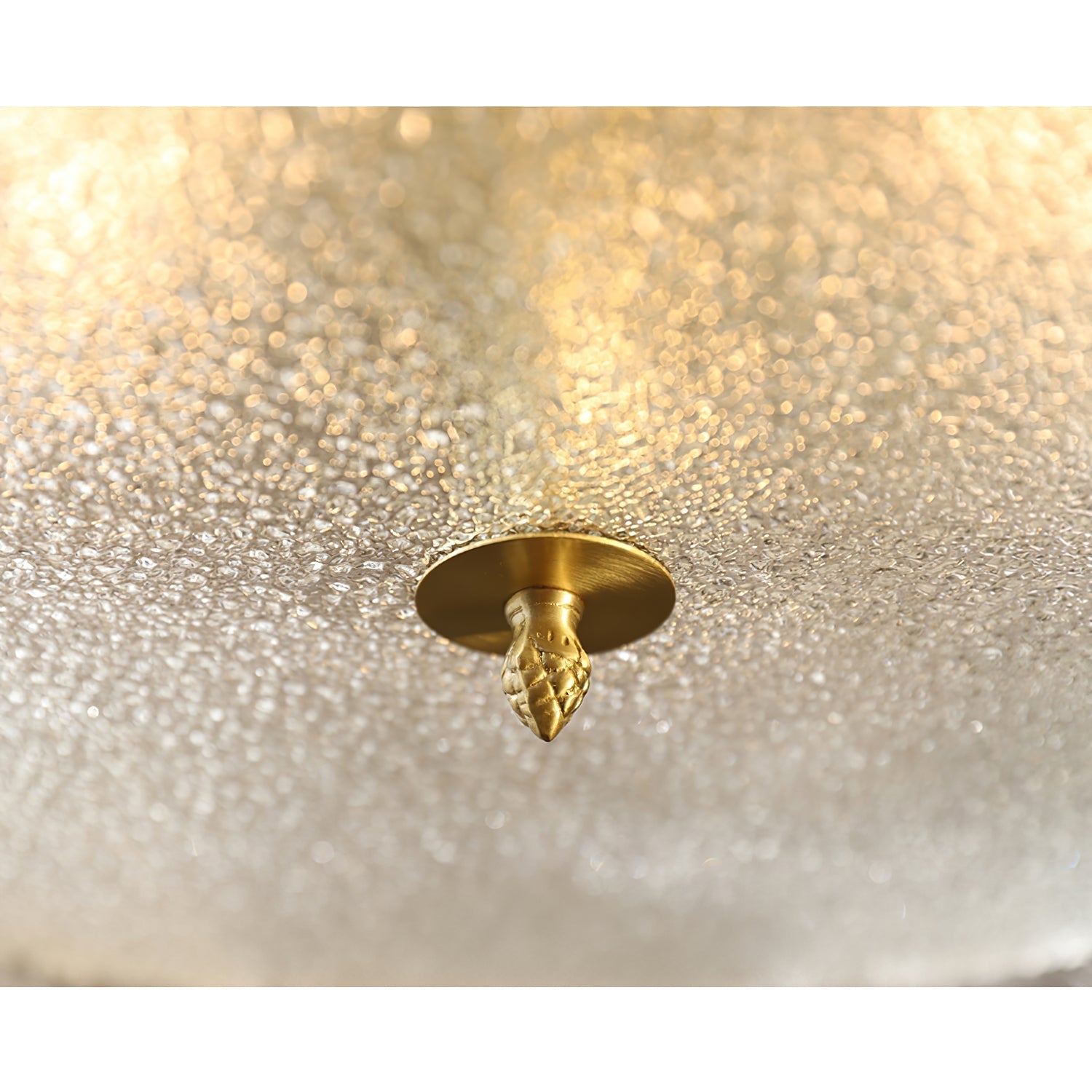 Cashaor Postmodern Luxury Brass Glass Chandelier - Lamp Copper