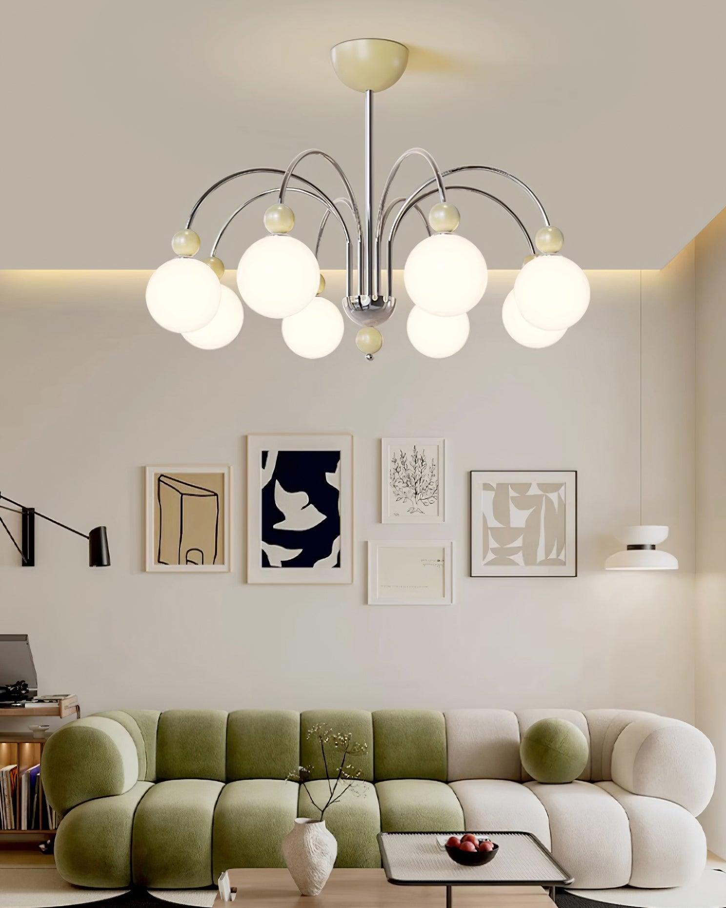 Vierra Carisa Chandelier Red Green Modern - Letslighting