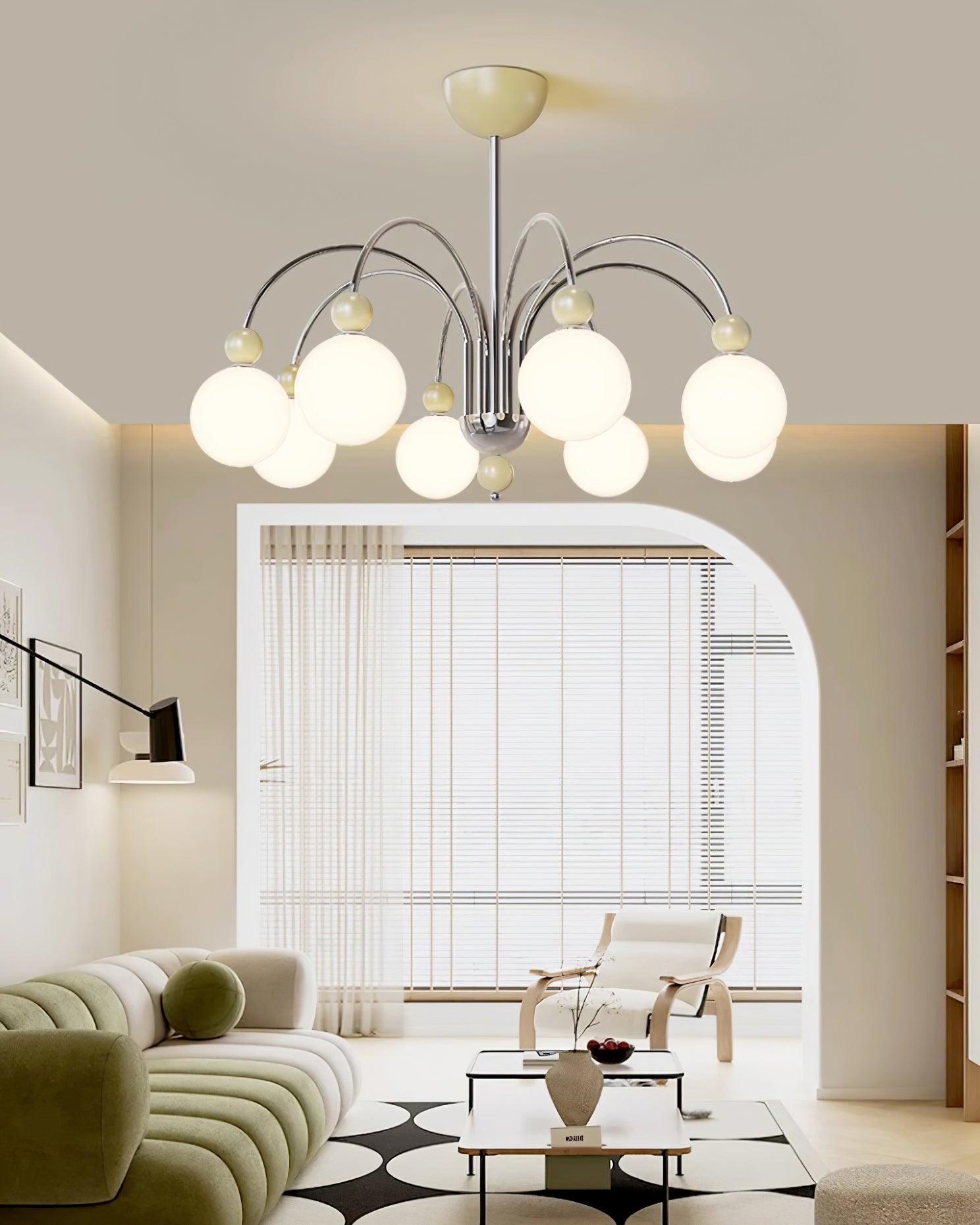 Vierra Carisa Chandelier Red Green Modern - Letslighting