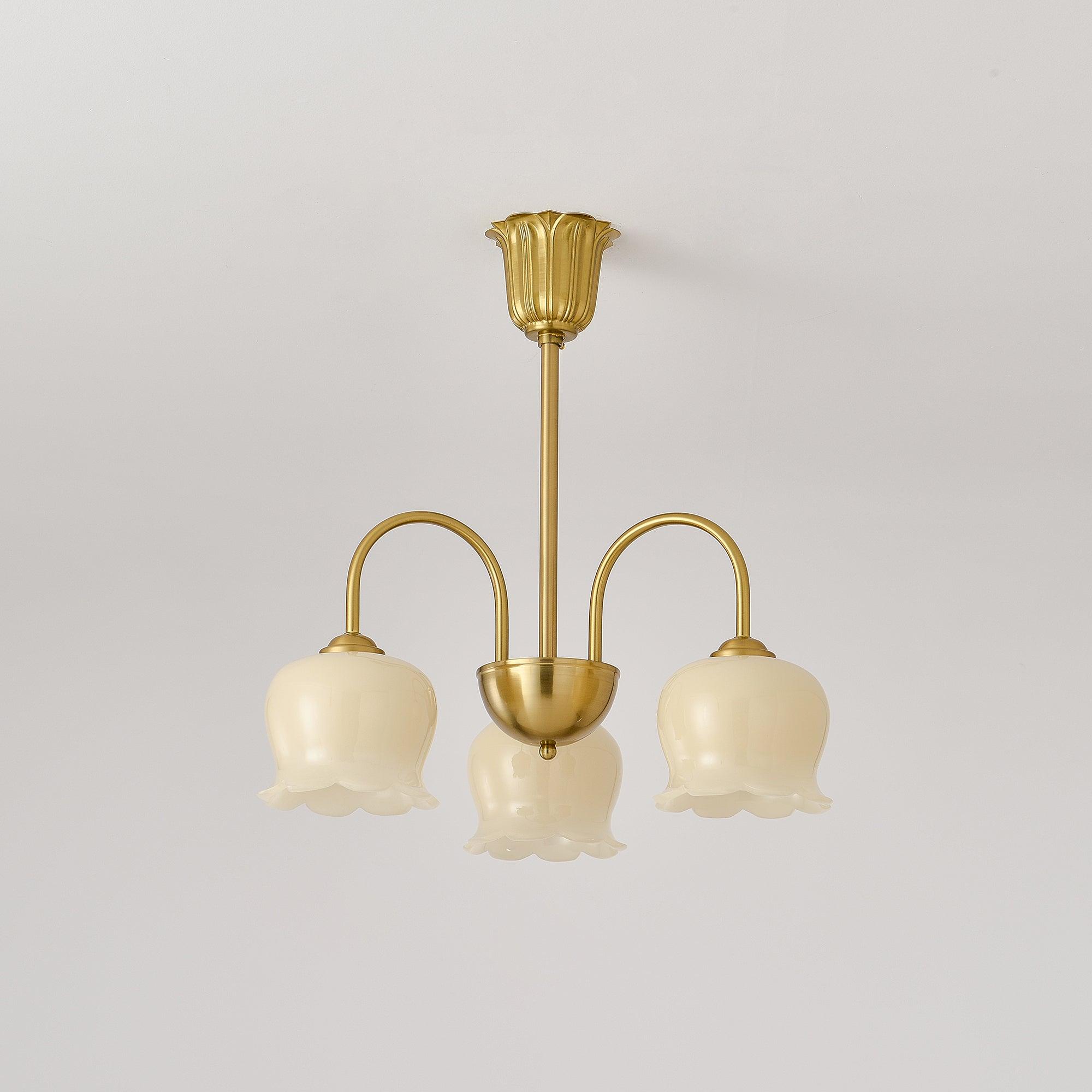 Fionel Petal Glass Floral Chandelier - Letslighting