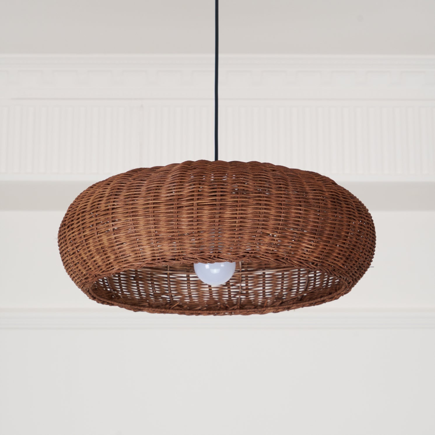 Vintage Rattan Pendant Lamp - Blowlighting