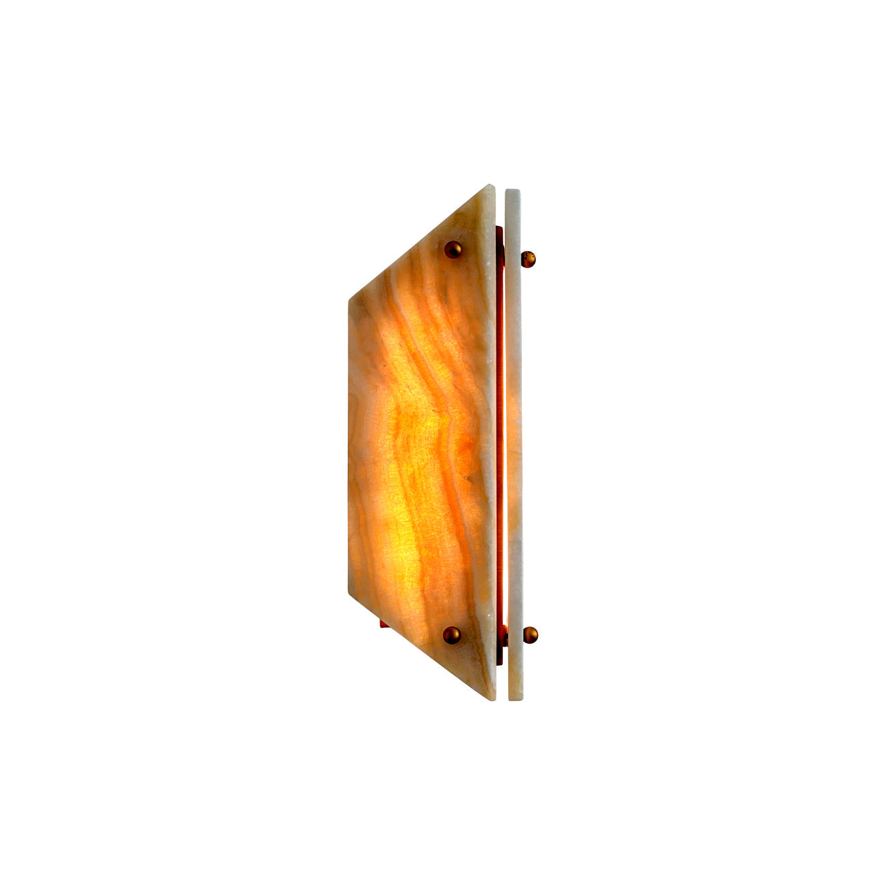 Elaeira Individual Creativity Stone Alabaster Wall Lamp - Lamp Copper