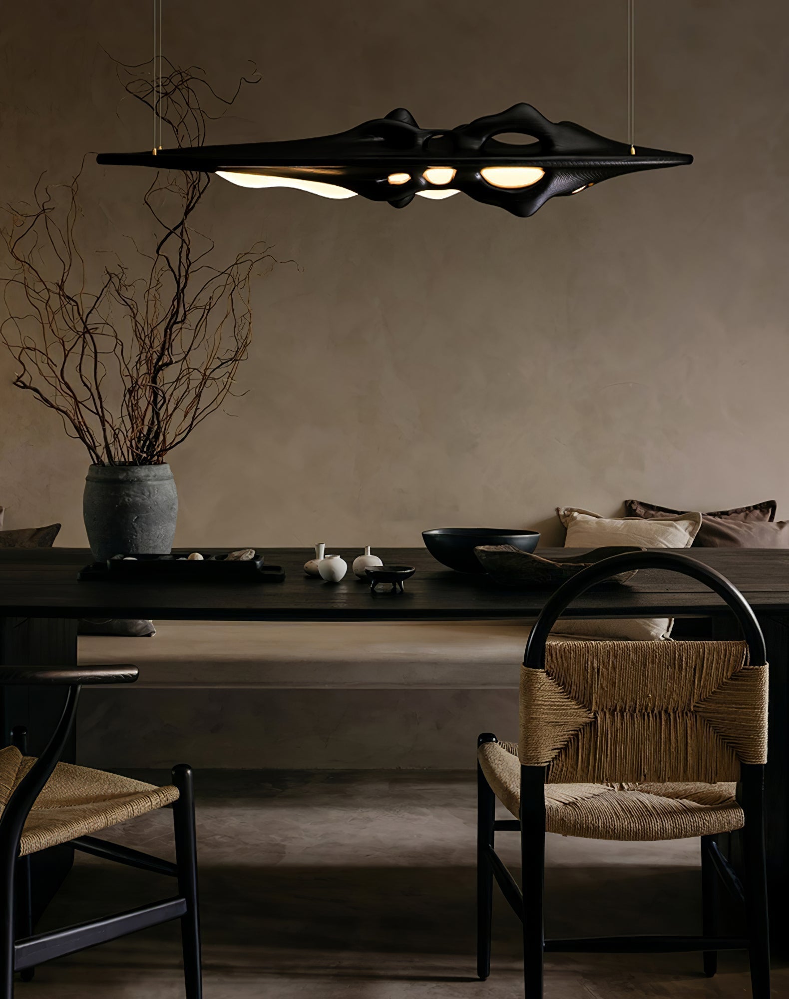 Ulsorira Topographic Wood Pendant Light - Blowlighting