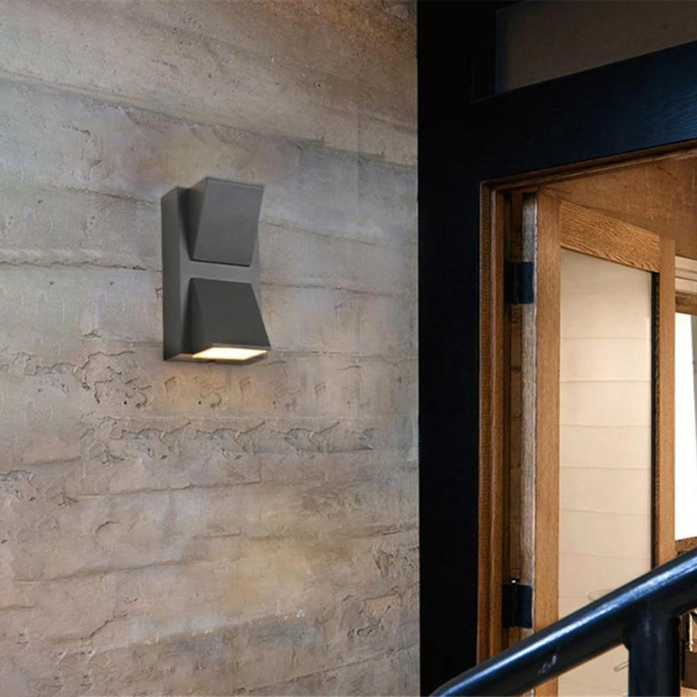 Ray Applique Murale Linéaire Moderne Simple, Métal, LED, Noir, Jardin