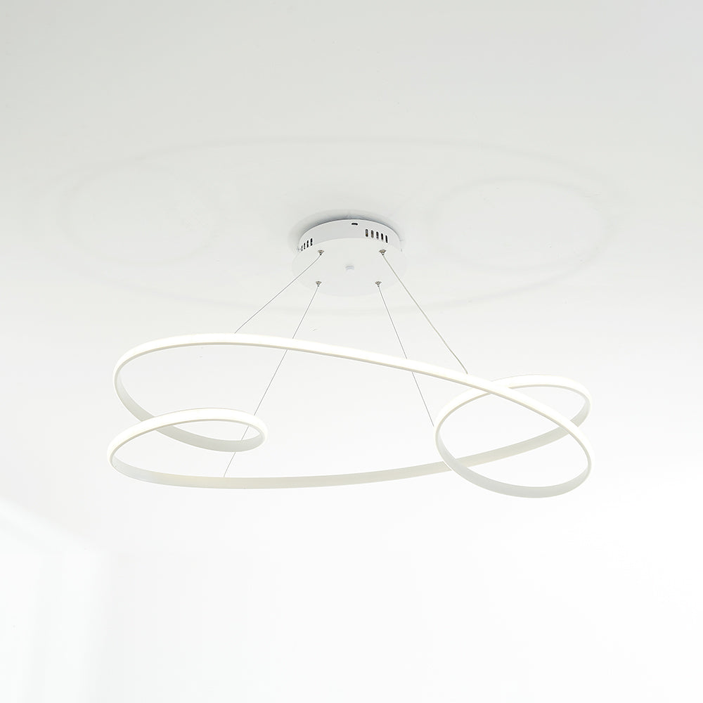 Arisha Luminaires Suspension Papillon LED Moderne Métal Salle à manger