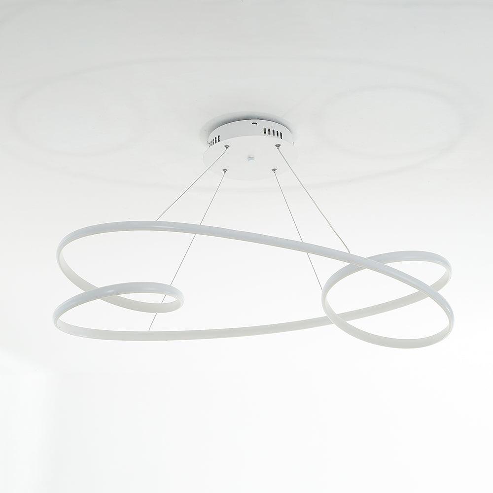 Arisha Luminaires Suspension Papillon LED Moderne Métal Salle à manger
