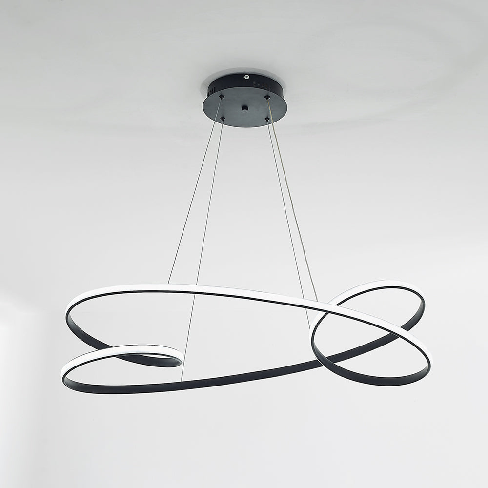 Arisha Luminaires Suspension Papillon LED Moderne Métal Salle à manger