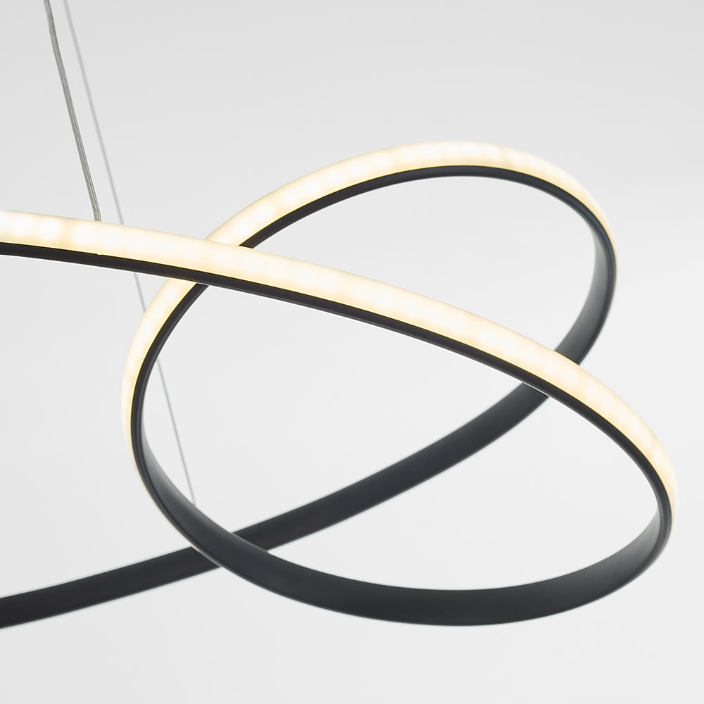 Arisha Luminaires Suspension Papillon LED Moderne Métal Salle à manger