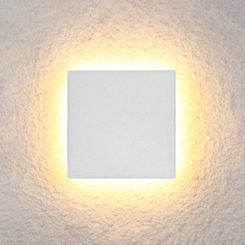 Ray Applique Murale Rond/Carré Moderne Noir/Blanc, Cour
