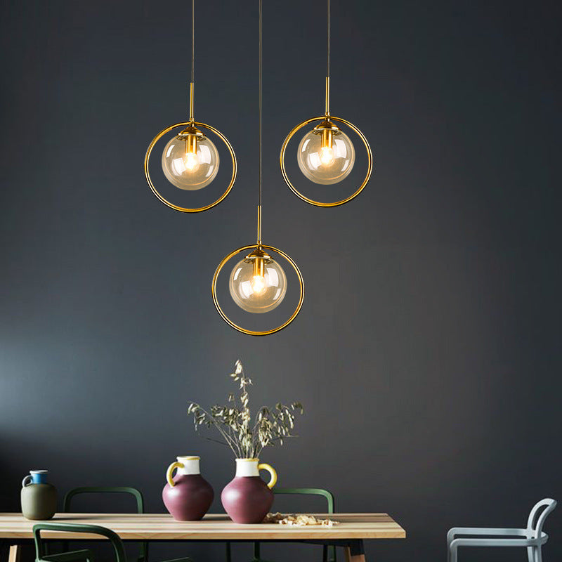 Valentina Luminaires Suspension, Verre & Métal