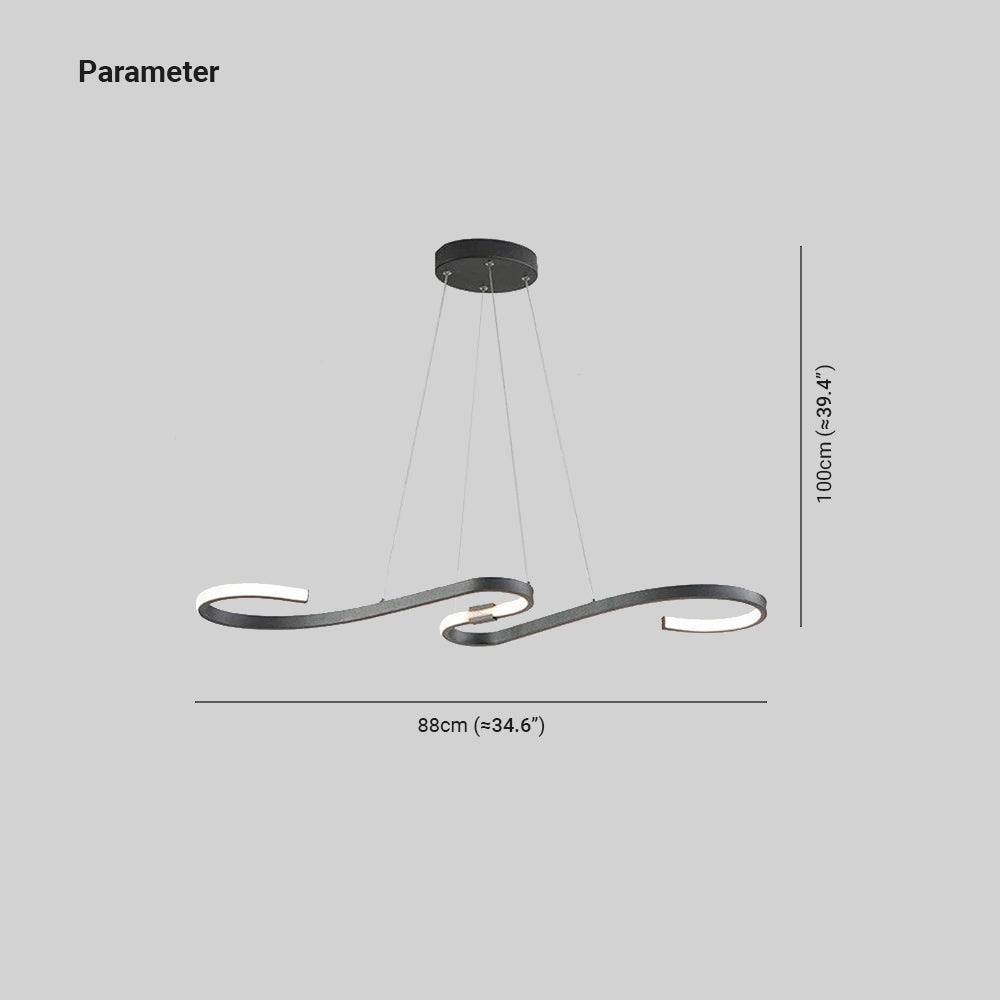 Arisha Suspension Galbé, Dimmable