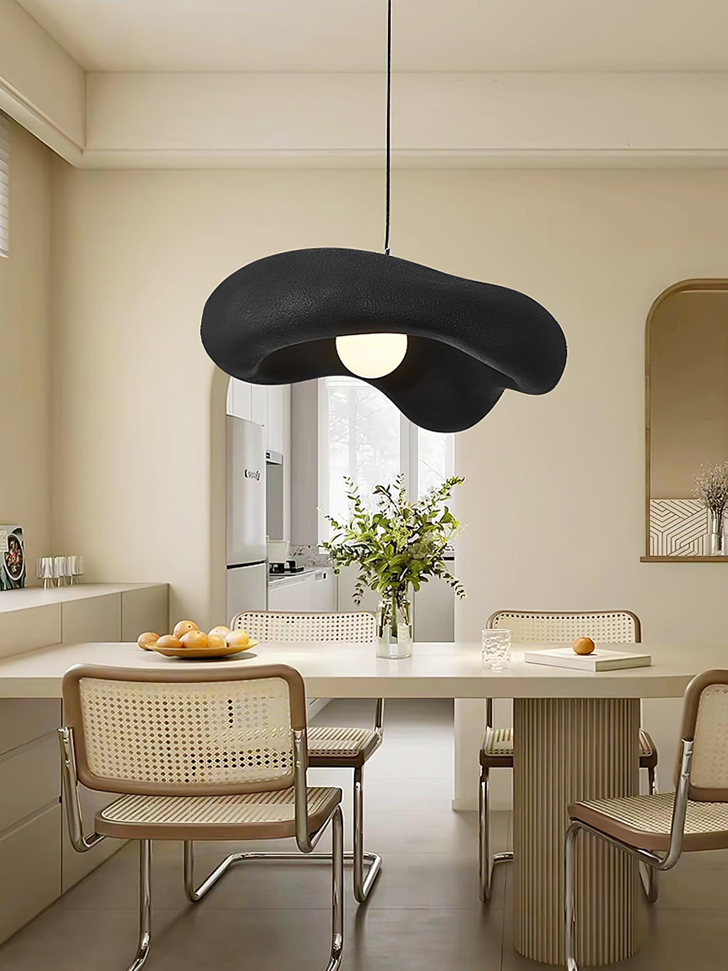 Pendant Lamp Resin in Organic Shape for Modern Interiors Natural - Letslighting