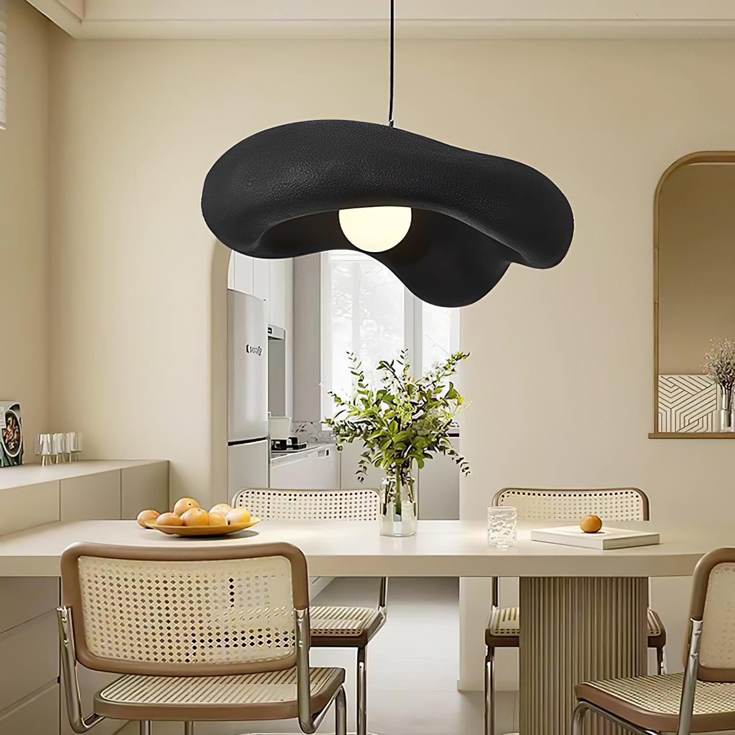 Pendant Lamp Resin in Organic Shape for Modern Interiors Natural - Letslighting