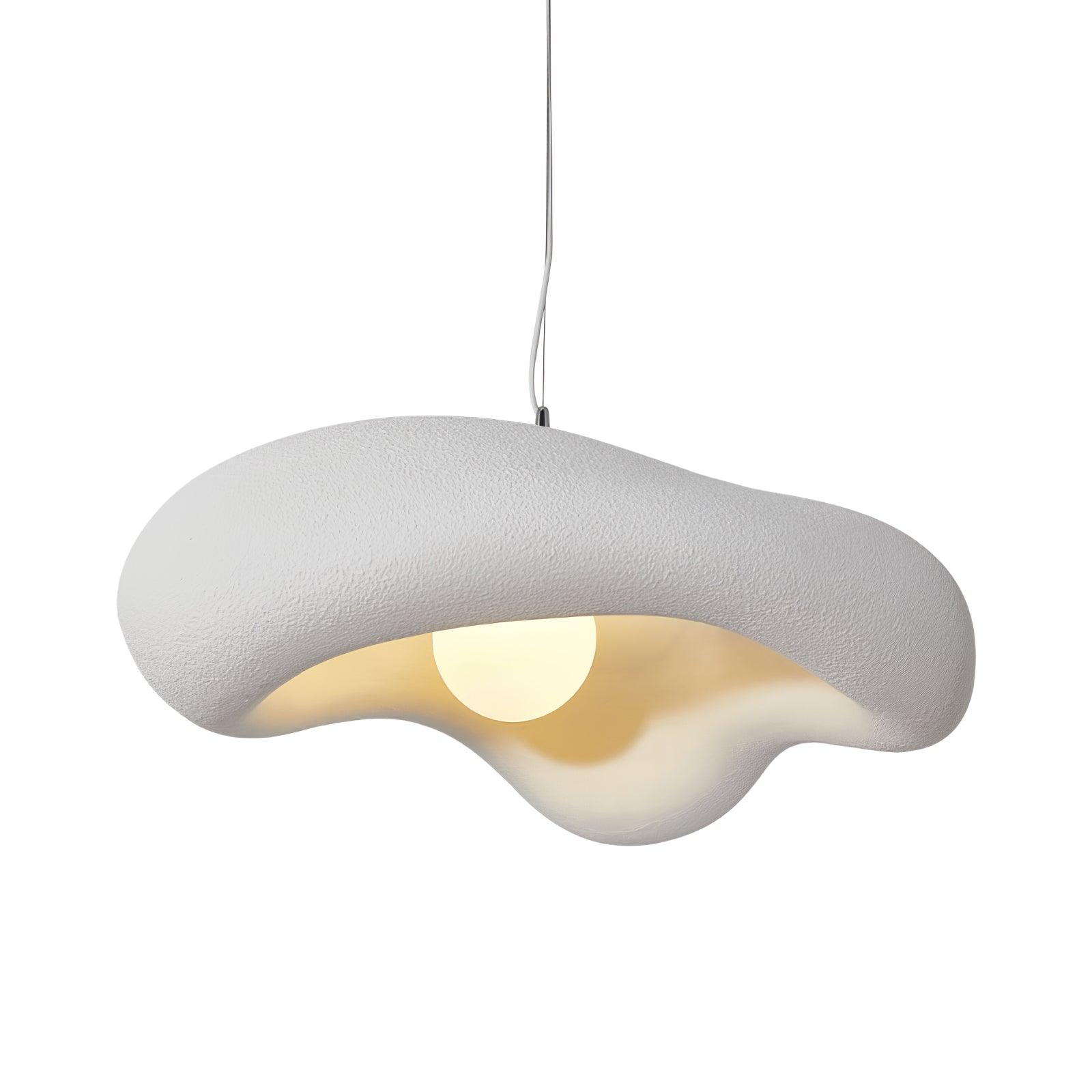 Pendant Lamp Resin in Organic Shape for Modern Interiors Natural - Letslighting