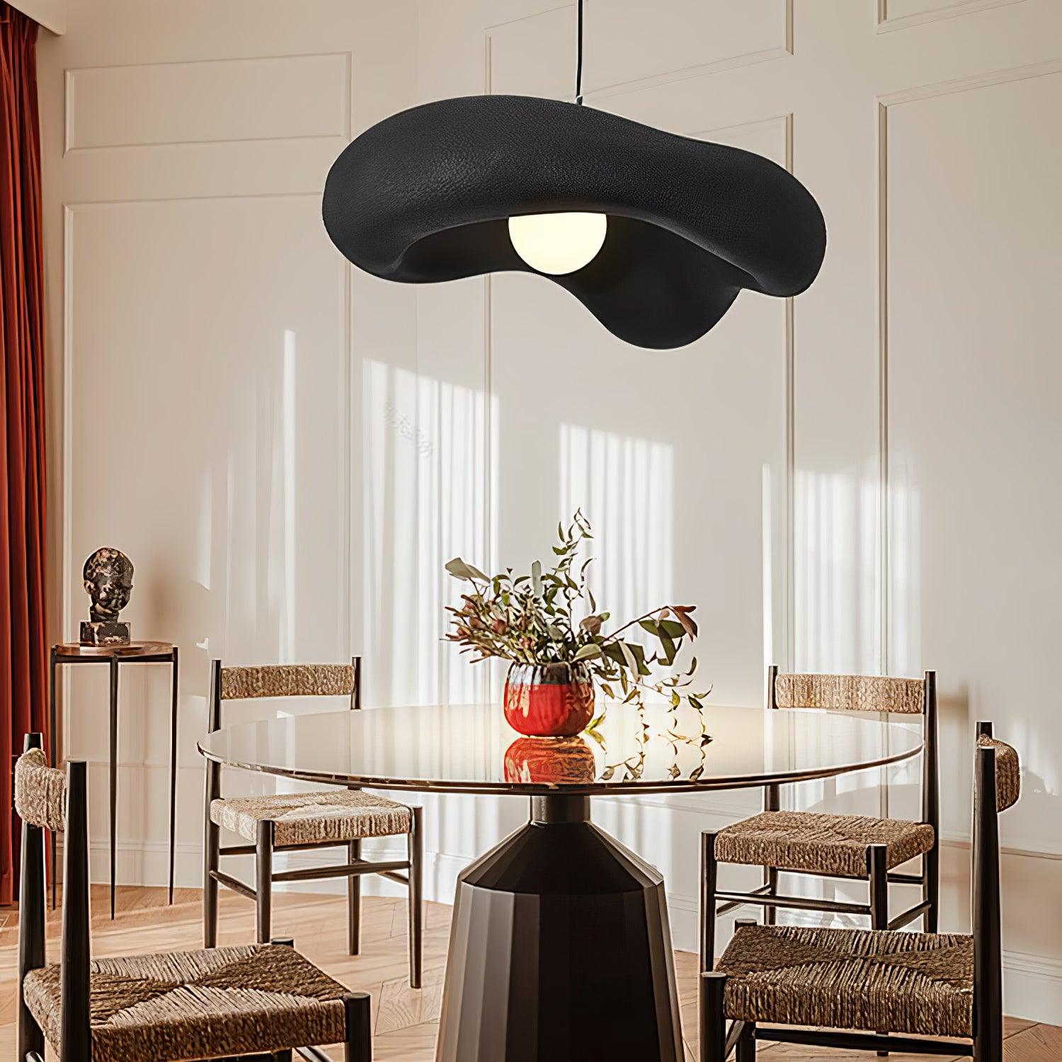 Pendant Lamp Resin in Organic Shape for Modern Interiors Natural - Letslighting