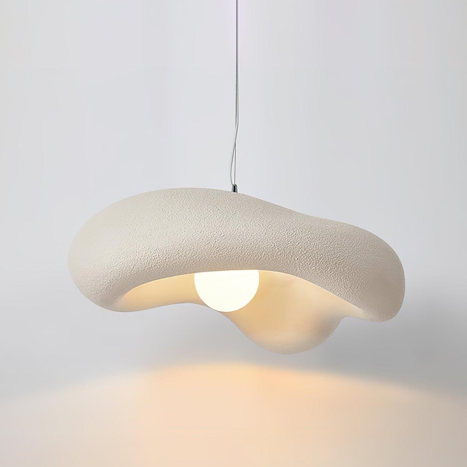 Pendant Lamp Resin in Organic Shape for Modern Interiors Natural - Letslighting