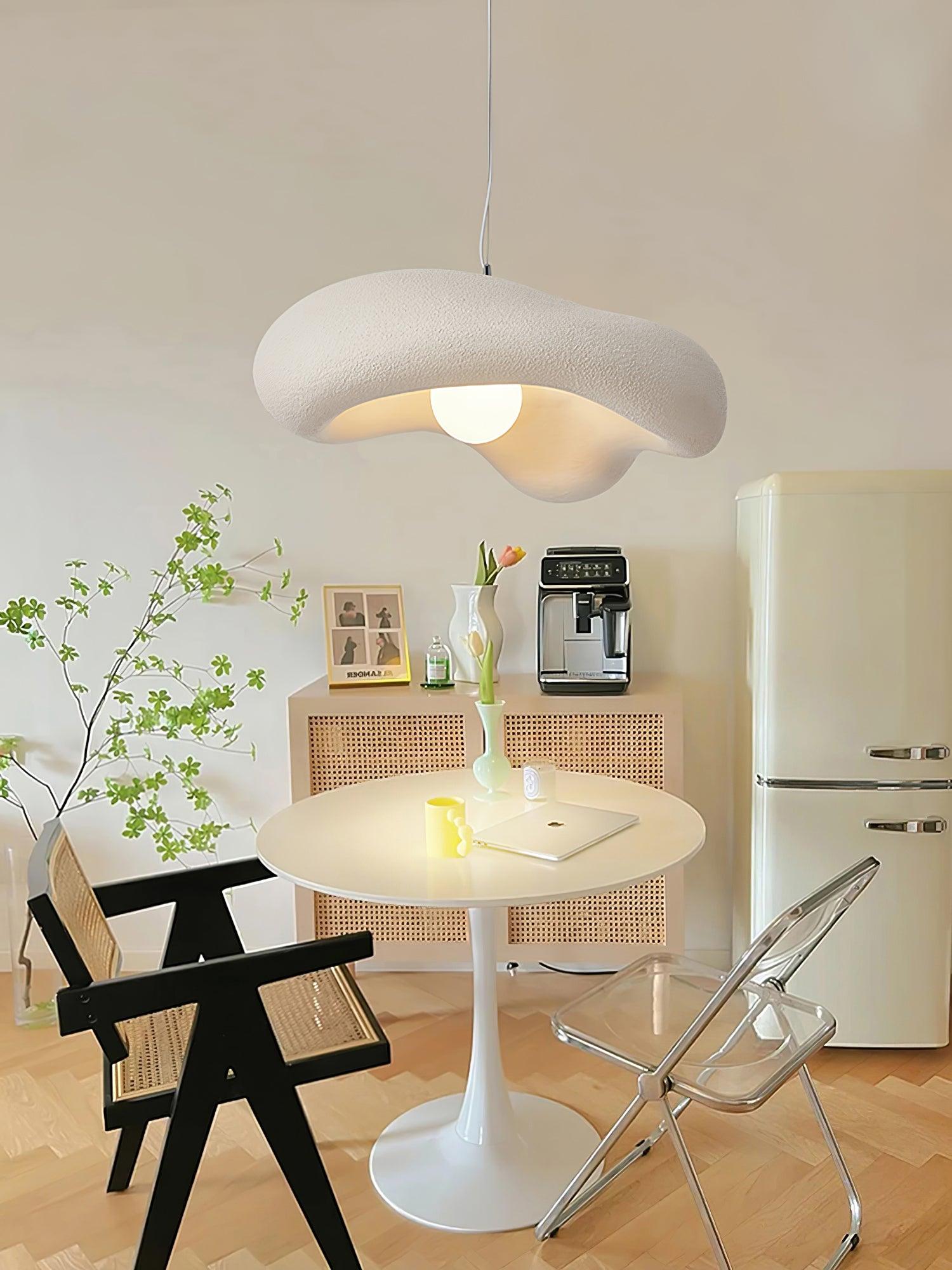 Pendant Lamp Resin in Organic Shape for Modern Interiors Natural - Letslighting