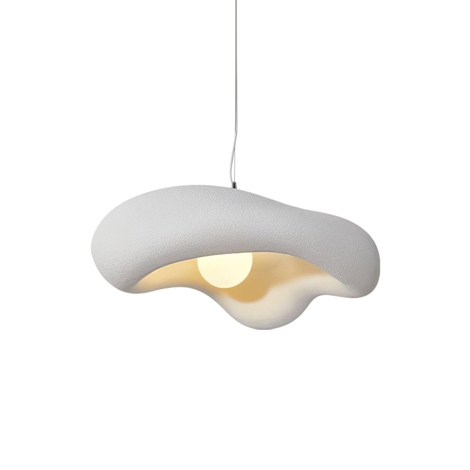 Pendant Lamp Resin in Organic Shape for Modern Interiors Natural - Letslighting