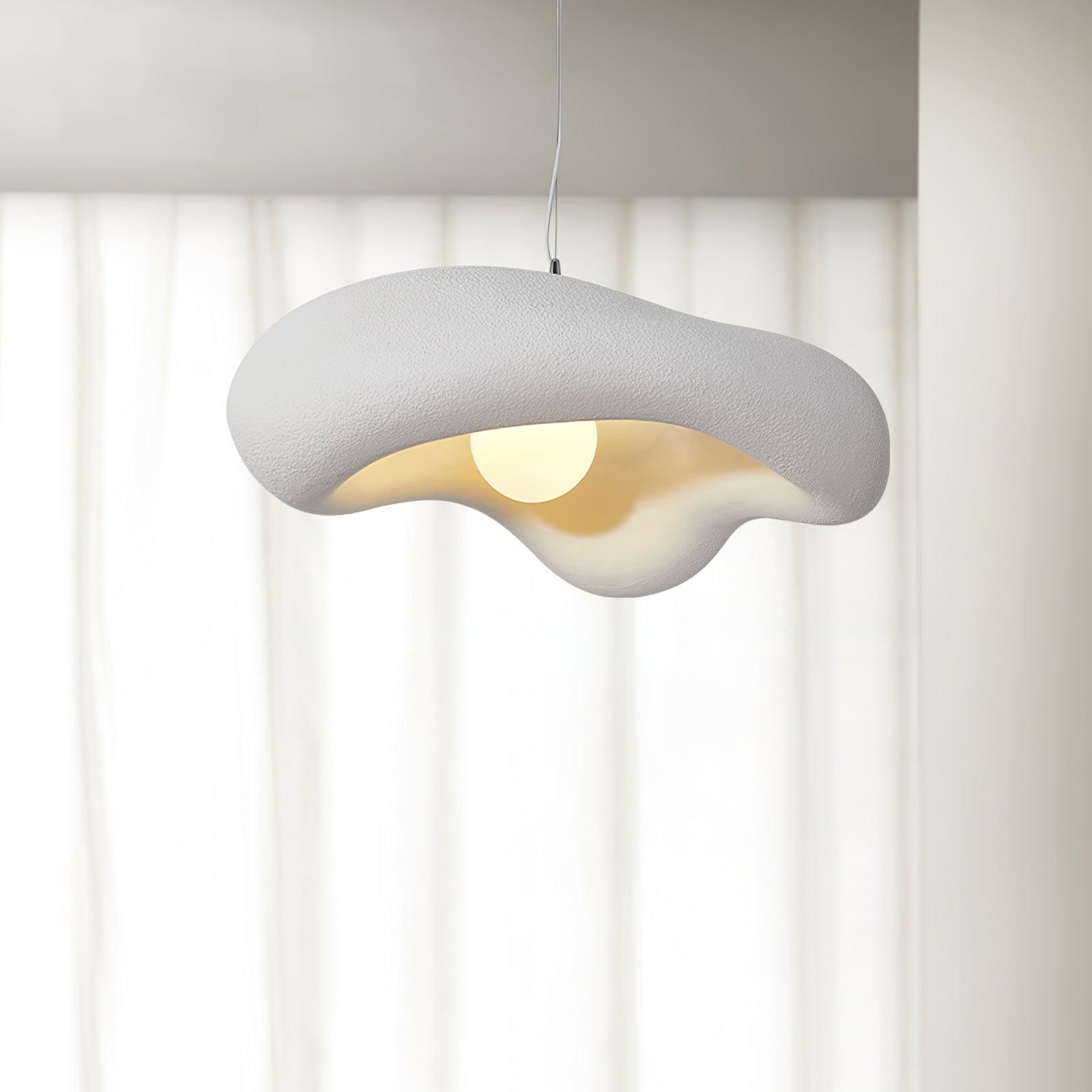 Pendant Lamp Resin in Organic Shape for Modern Interiors Natural - Letslighting