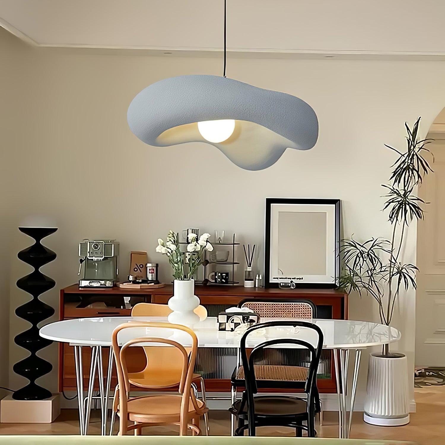 Pendant Lamp Resin in Organic Shape for Modern Interiors Natural - Letslighting