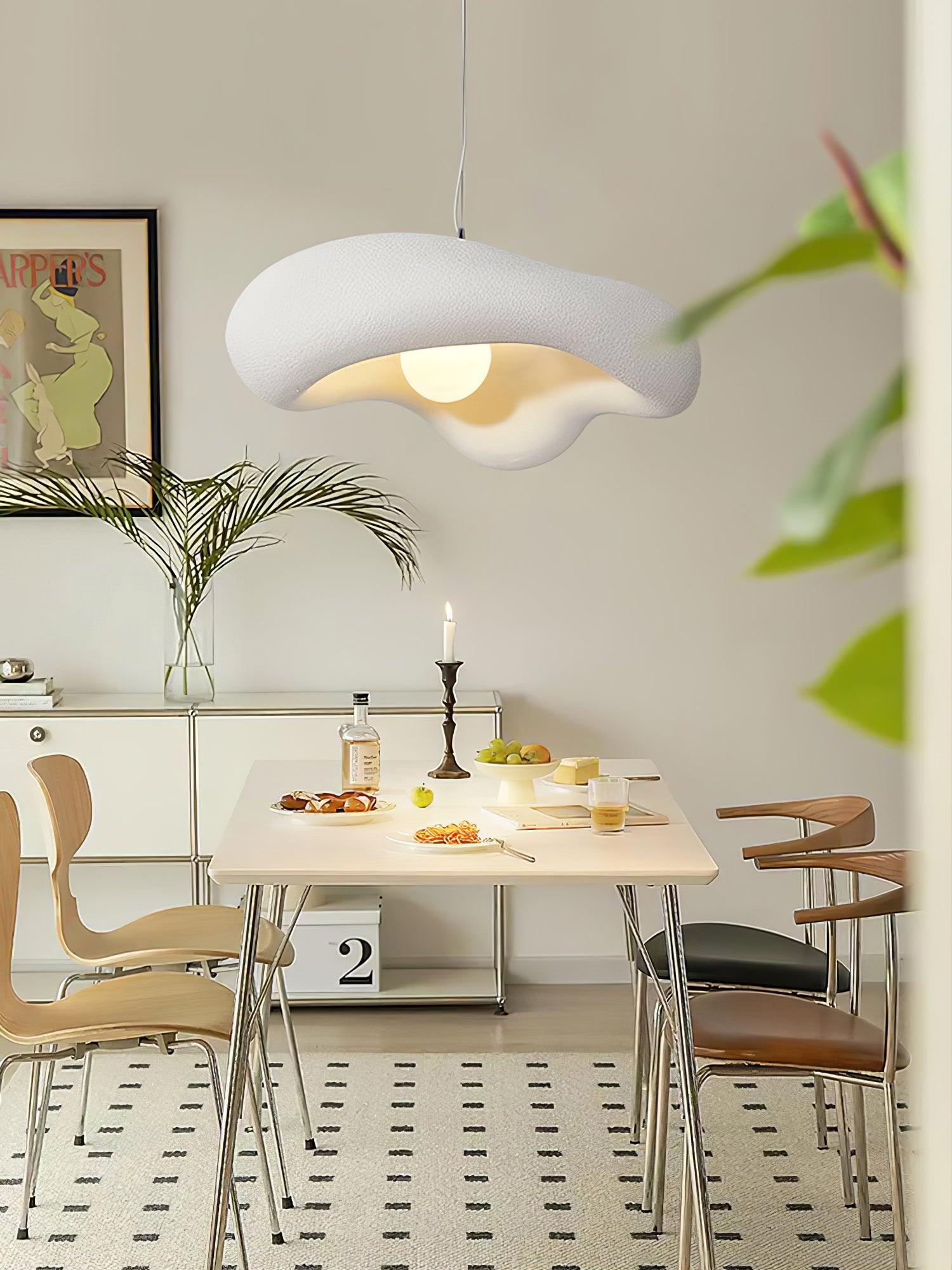 Pendant Lamp Resin in Organic Shape for Modern Interiors Natural - Letslighting