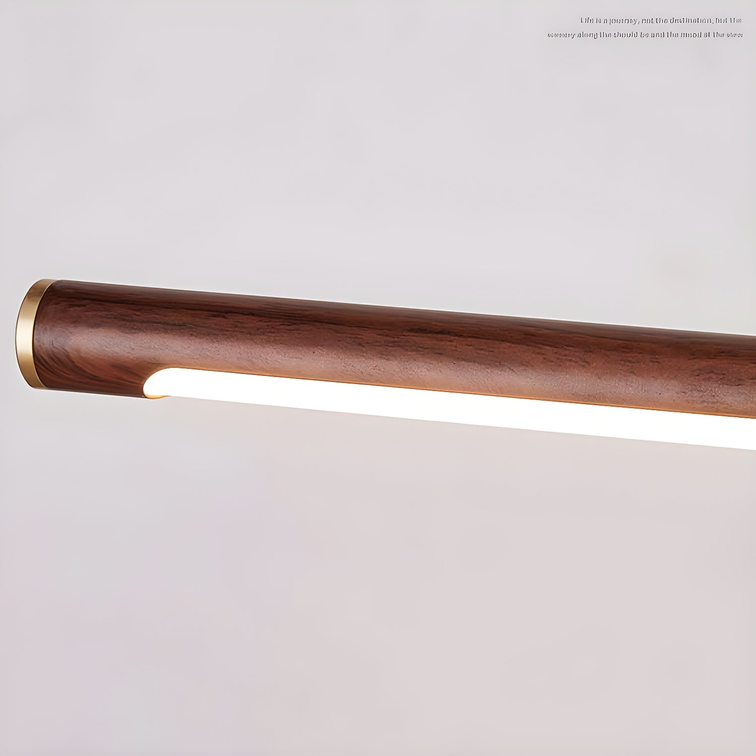 Walnut Color Linear Adjustable Wall Light - Blowlighting
