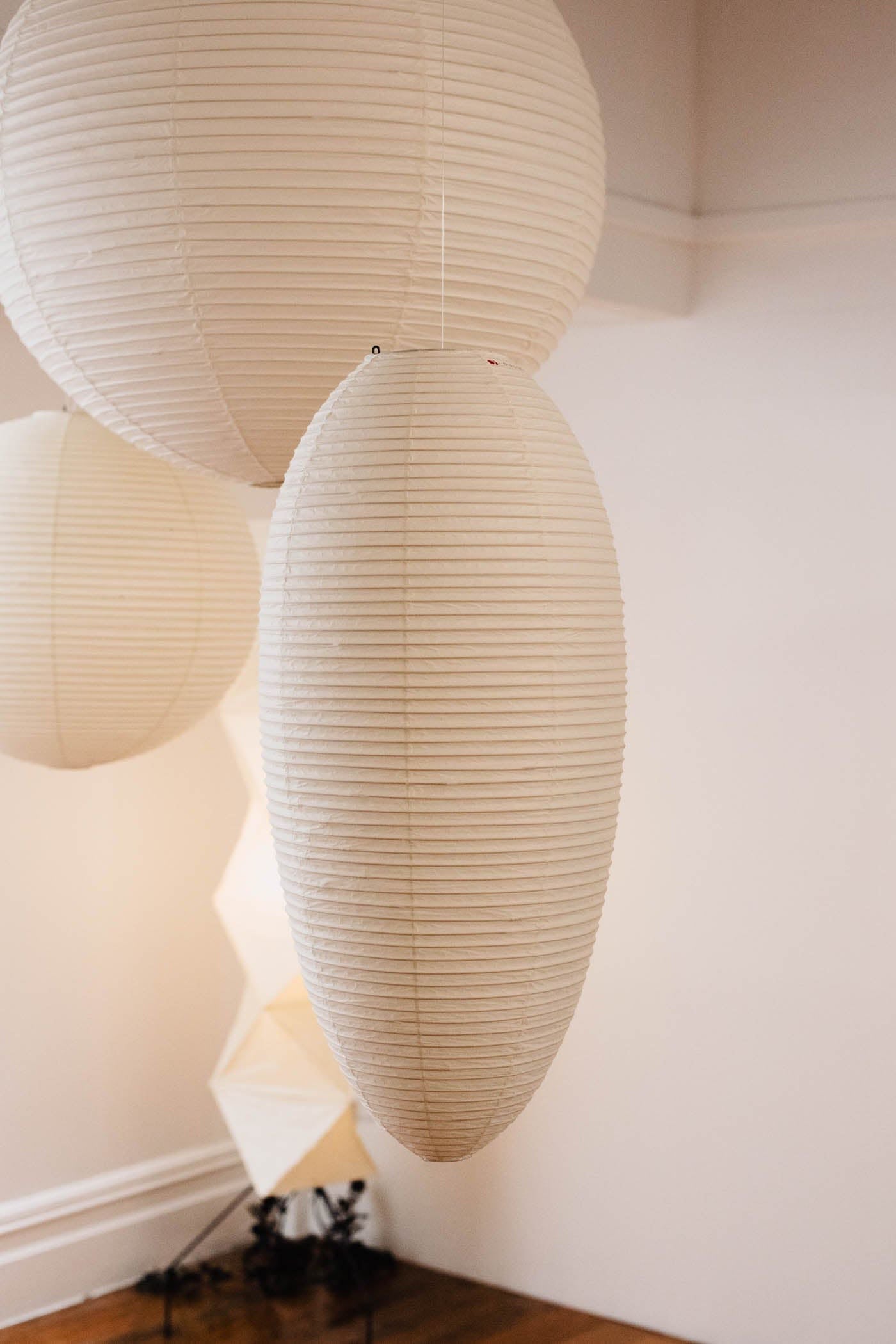 Washi Paper Chestnut Pendant Lamp - Blowlighting