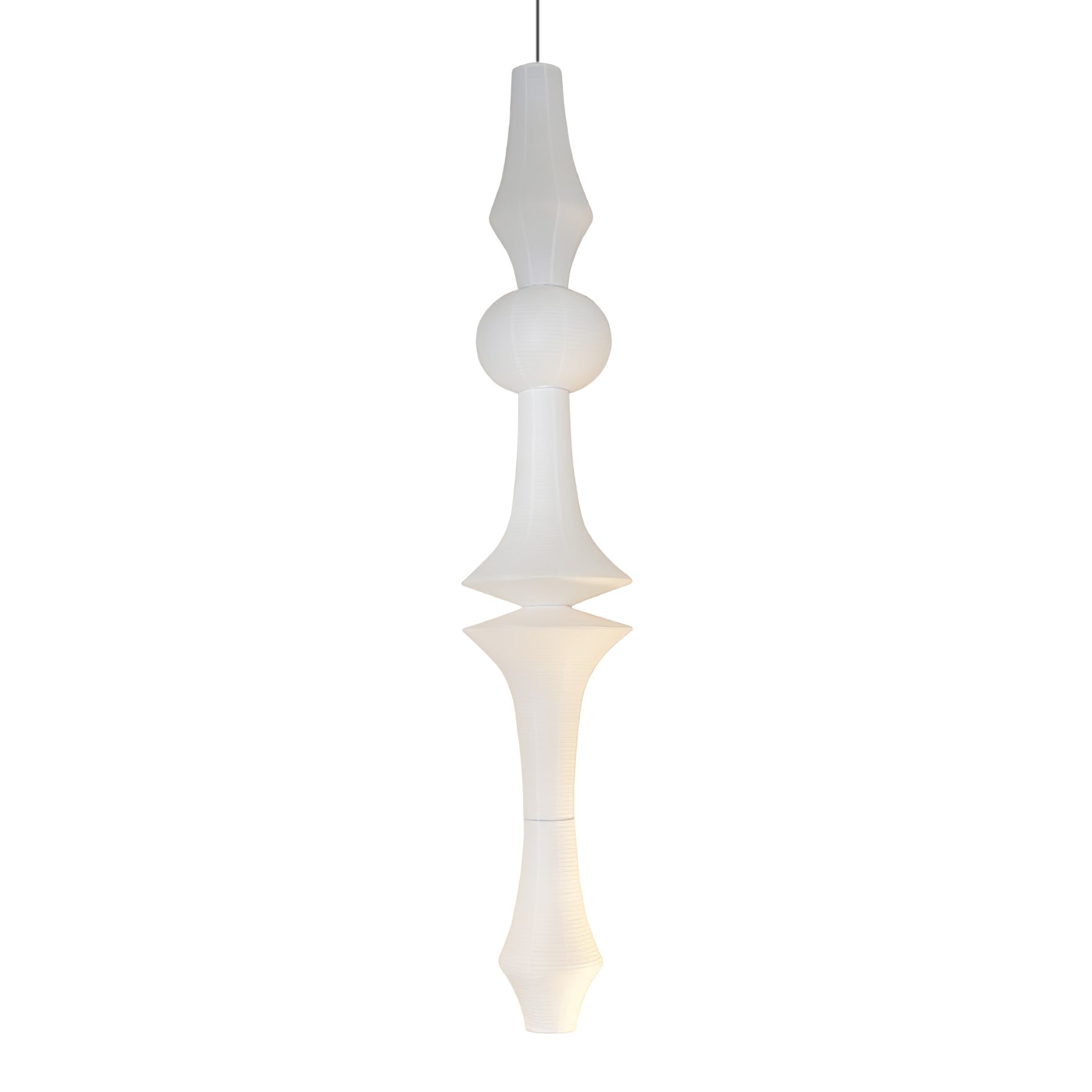 Washi Paper E Pendant Light - Blowlighting