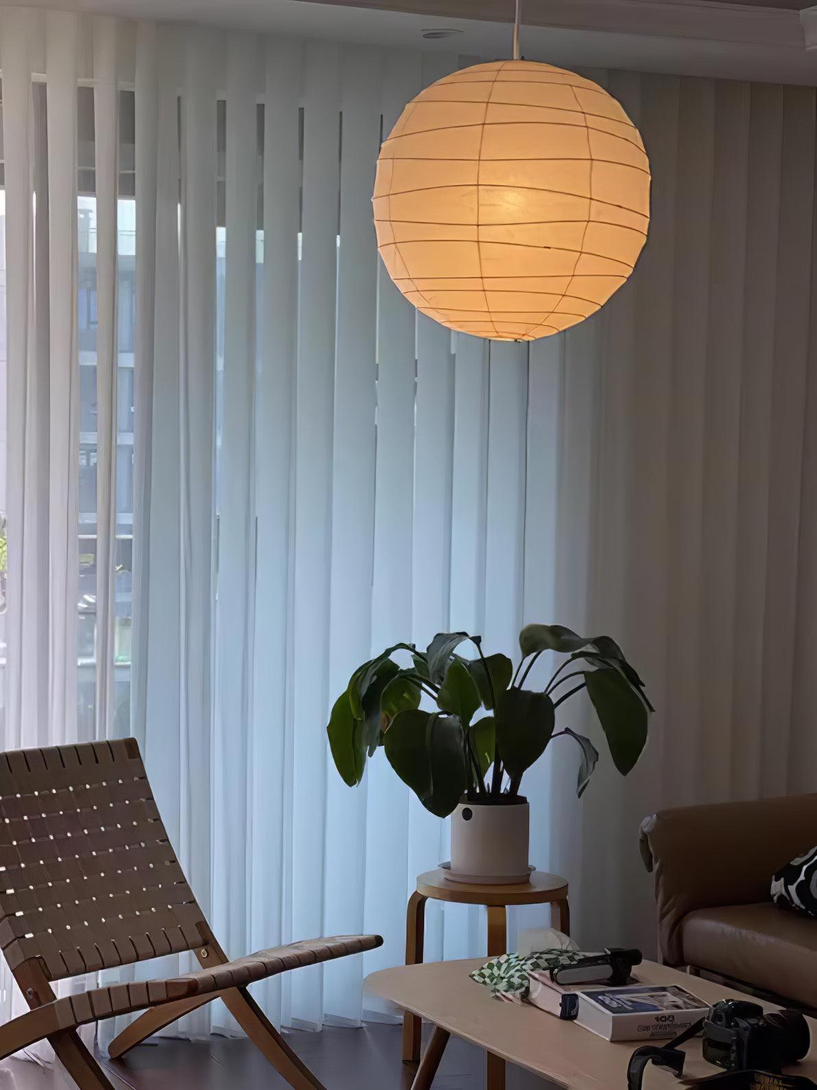 Washi Paper Pendant Swag Lamp - Blowlighting