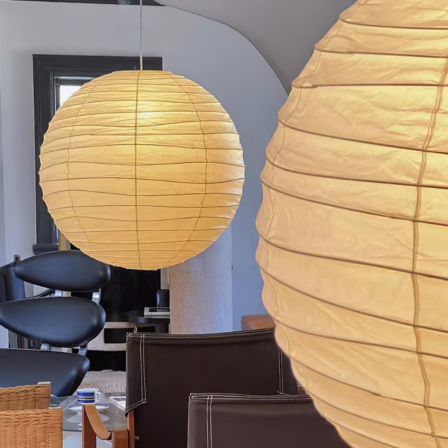 Washi Paper Pendant Swag Lamp - Blowlighting