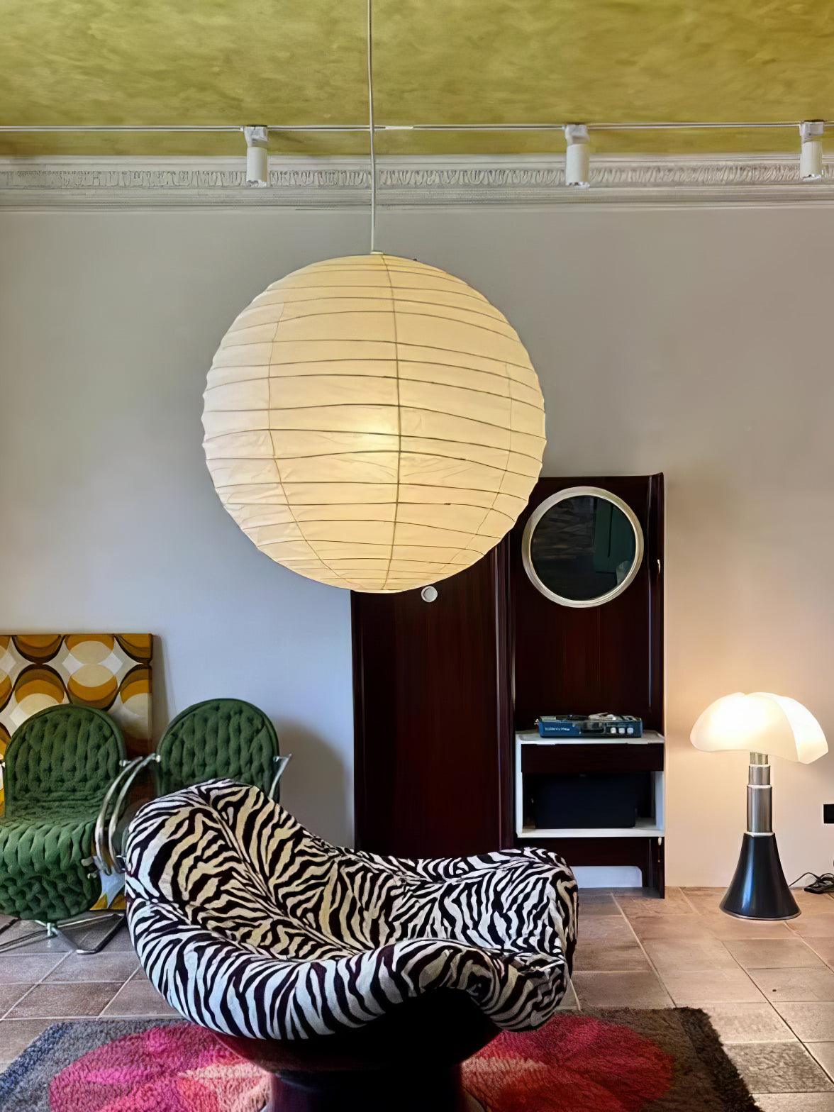 Washi Paper Pendant Swag Lamp - Blowlighting