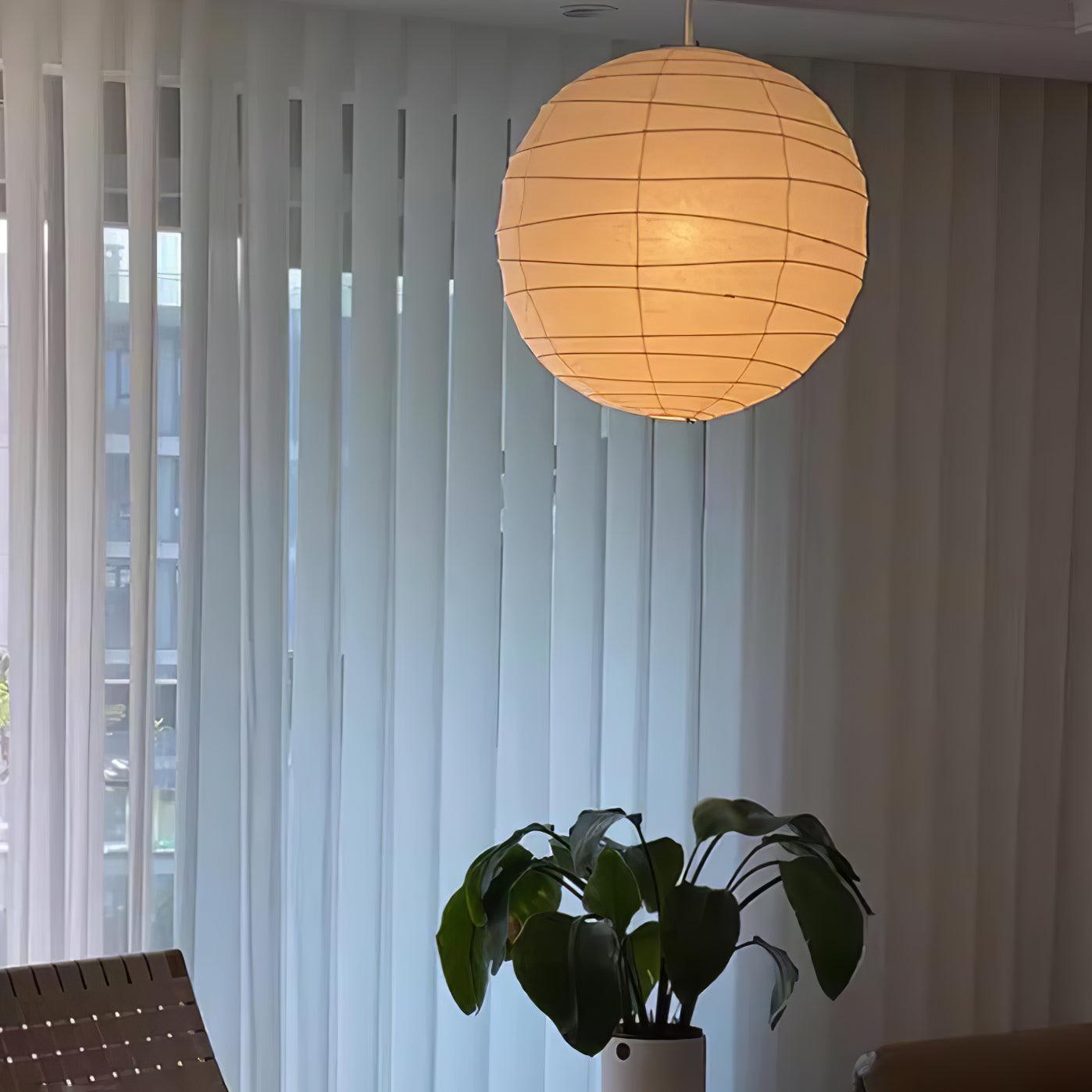 Washi Paper Pendant Swag Lamp - Blowlighting