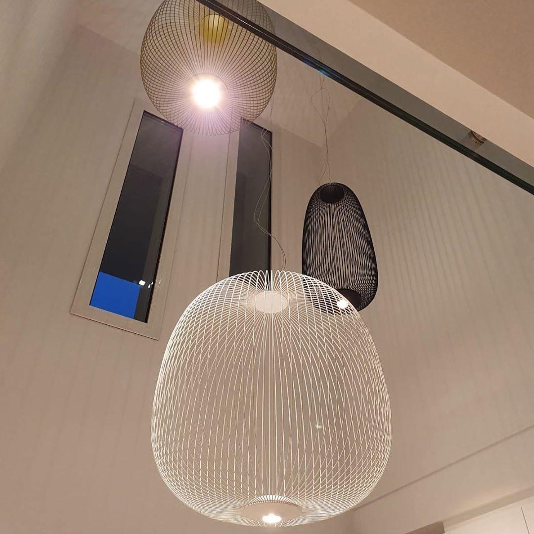 Aero Lightweight Spokes Cage Pendant Light - Letslighting