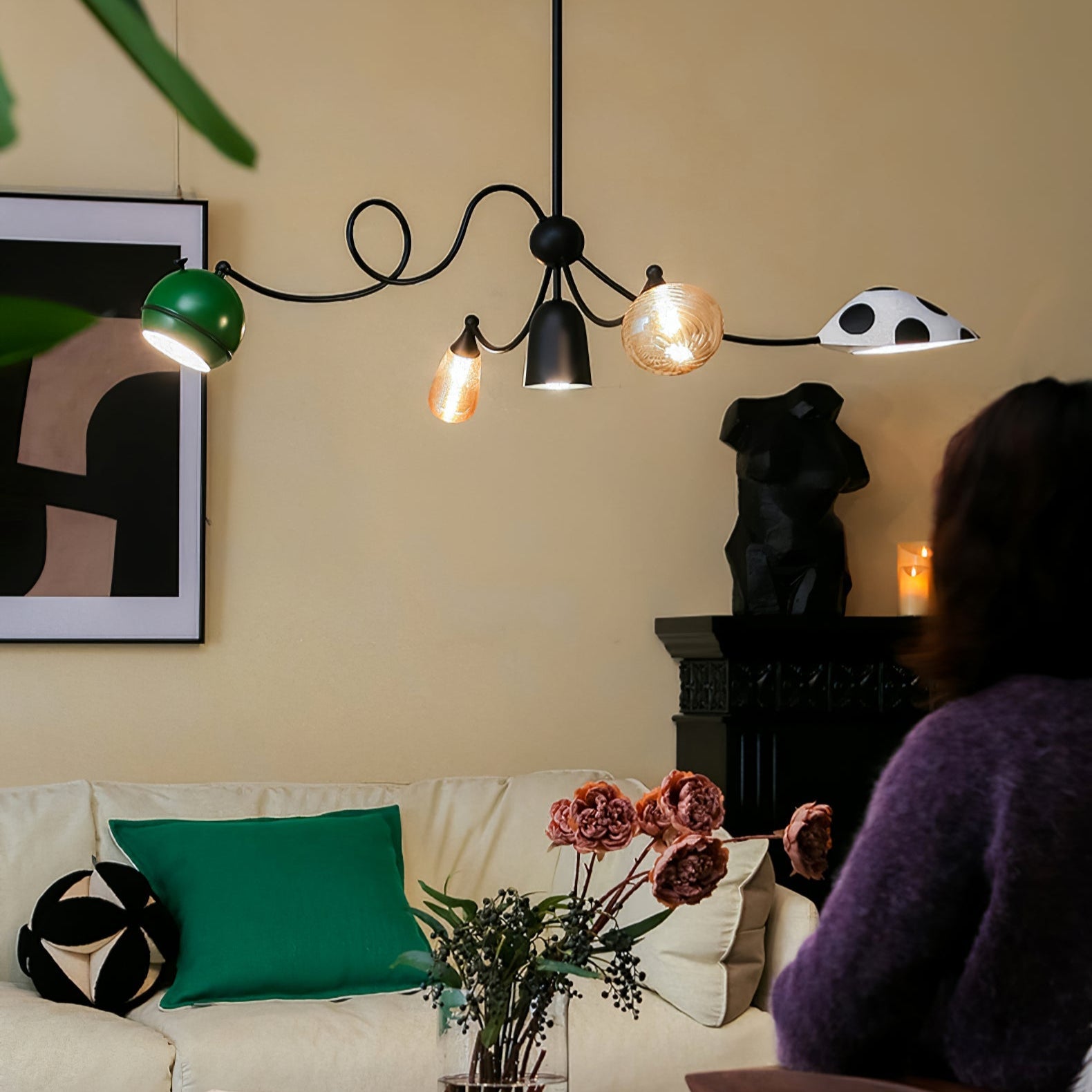 PlayfulGlass Modular Glass Pendant Light - Blowlighting