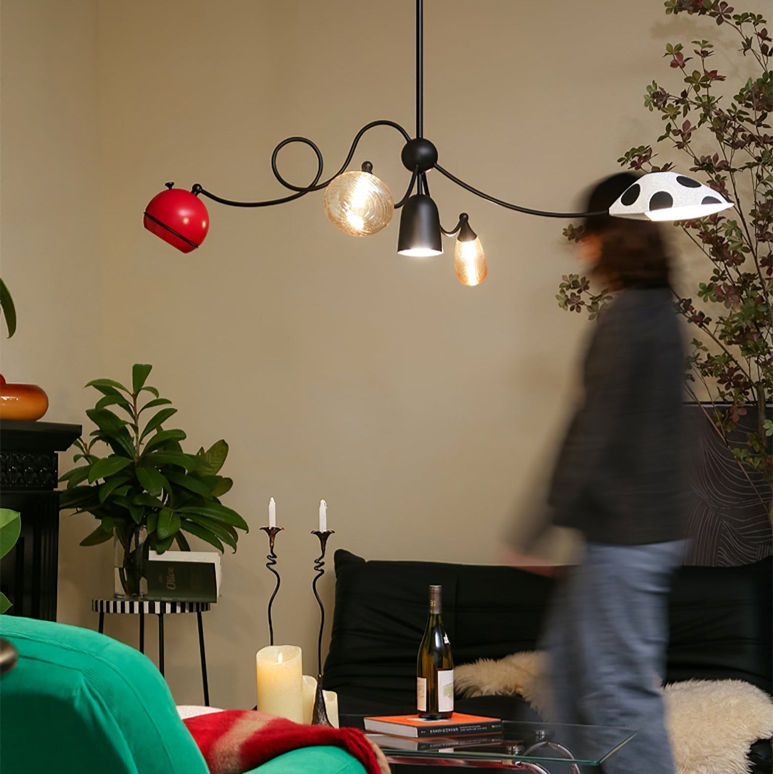 PlayfulGlass Modular Glass Pendant Light - Blowlighting