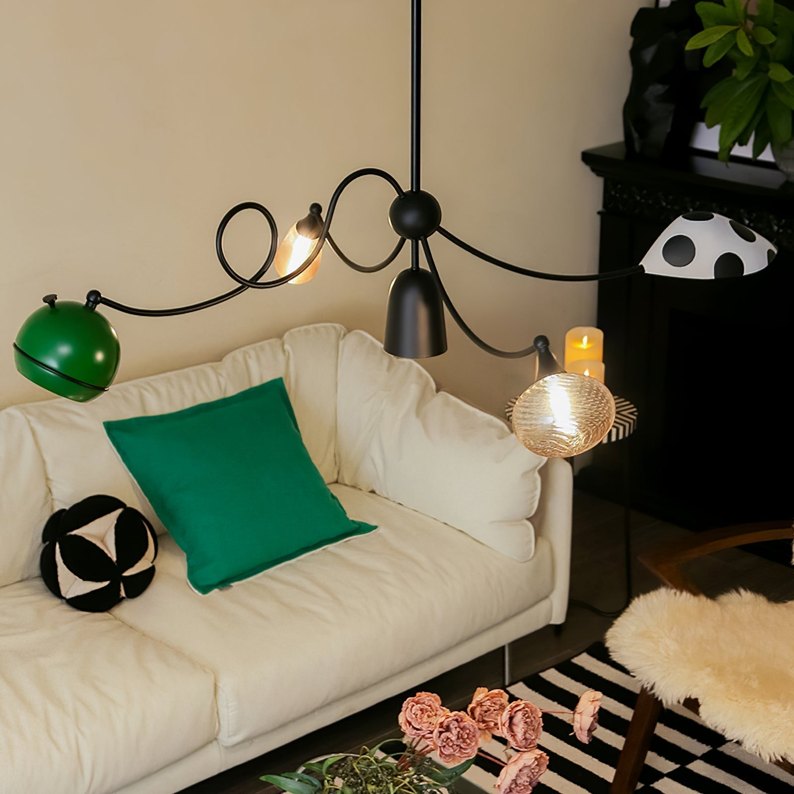 PlayfulGlass Modular Glass Pendant Light - Blowlighting