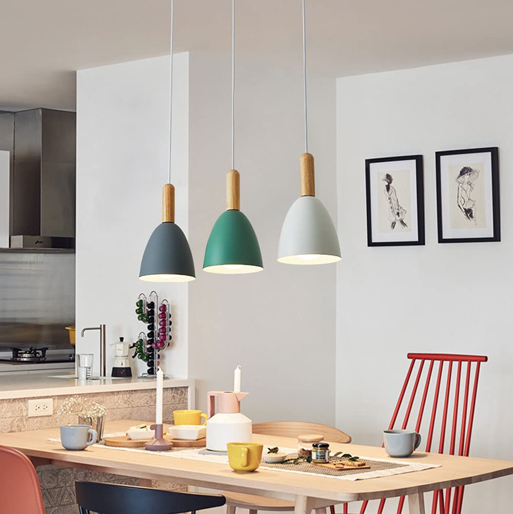 Valentina Moderne Minimaliste LED Suspension Métal/Bois Salon/Chambre à coucher