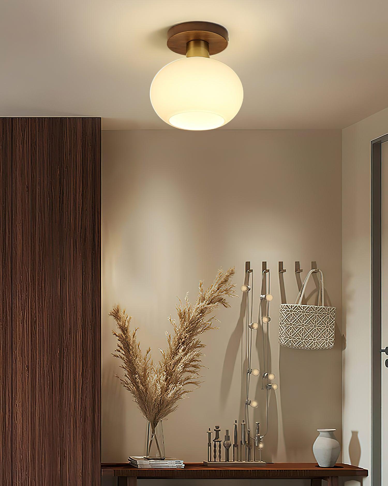 White Shell Ceiling Lamp - Blowlighting