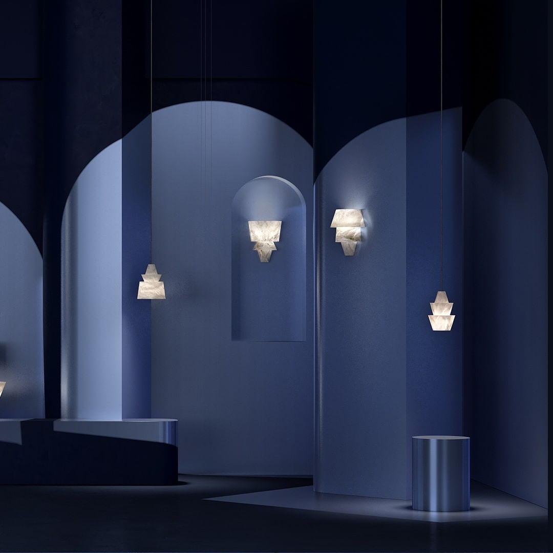 Curineth Minimalist Alabaster Pendant Light - Letslighting