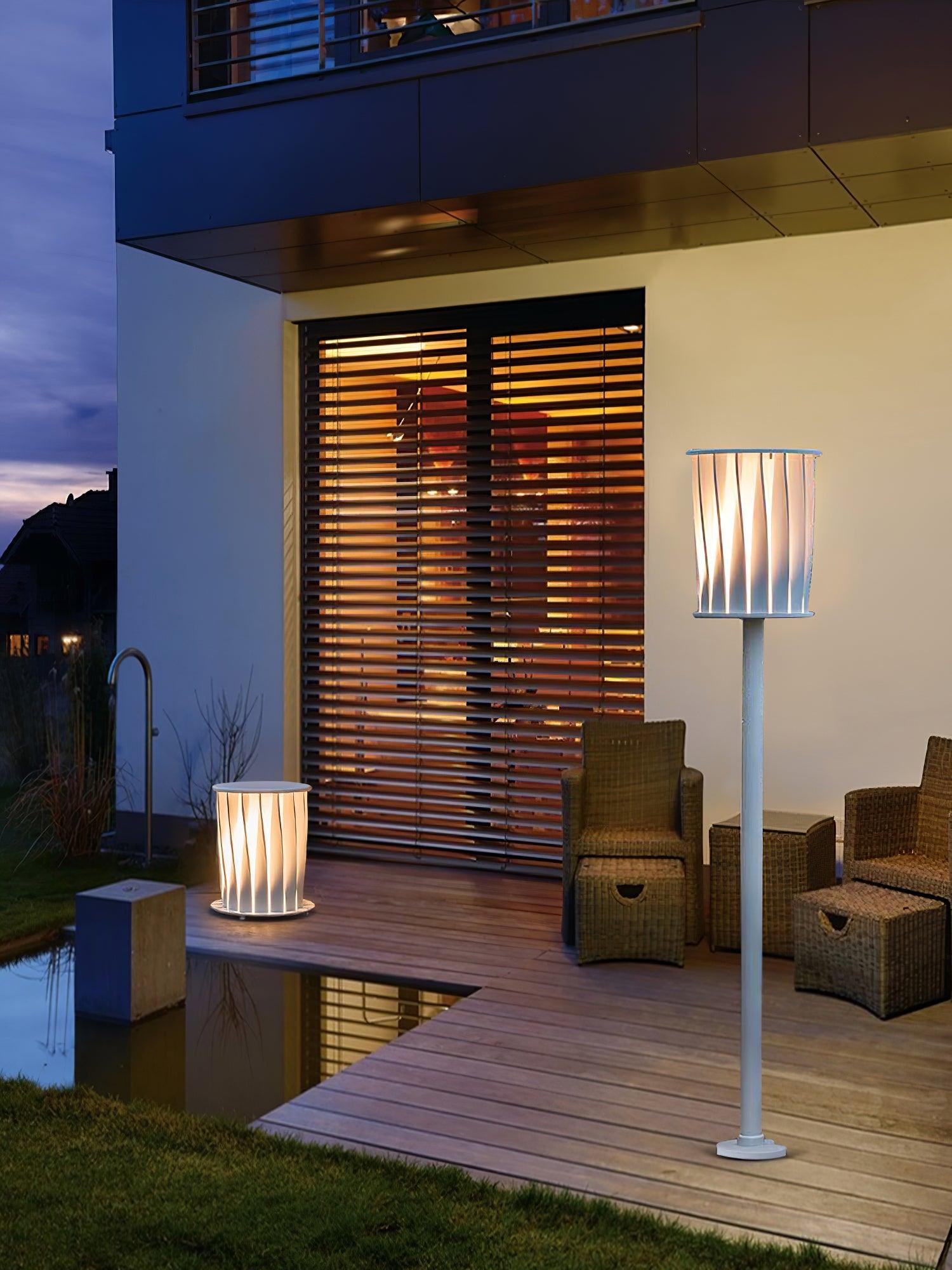 Flare Modern Aluminum Outdoor Light - Blowlighting