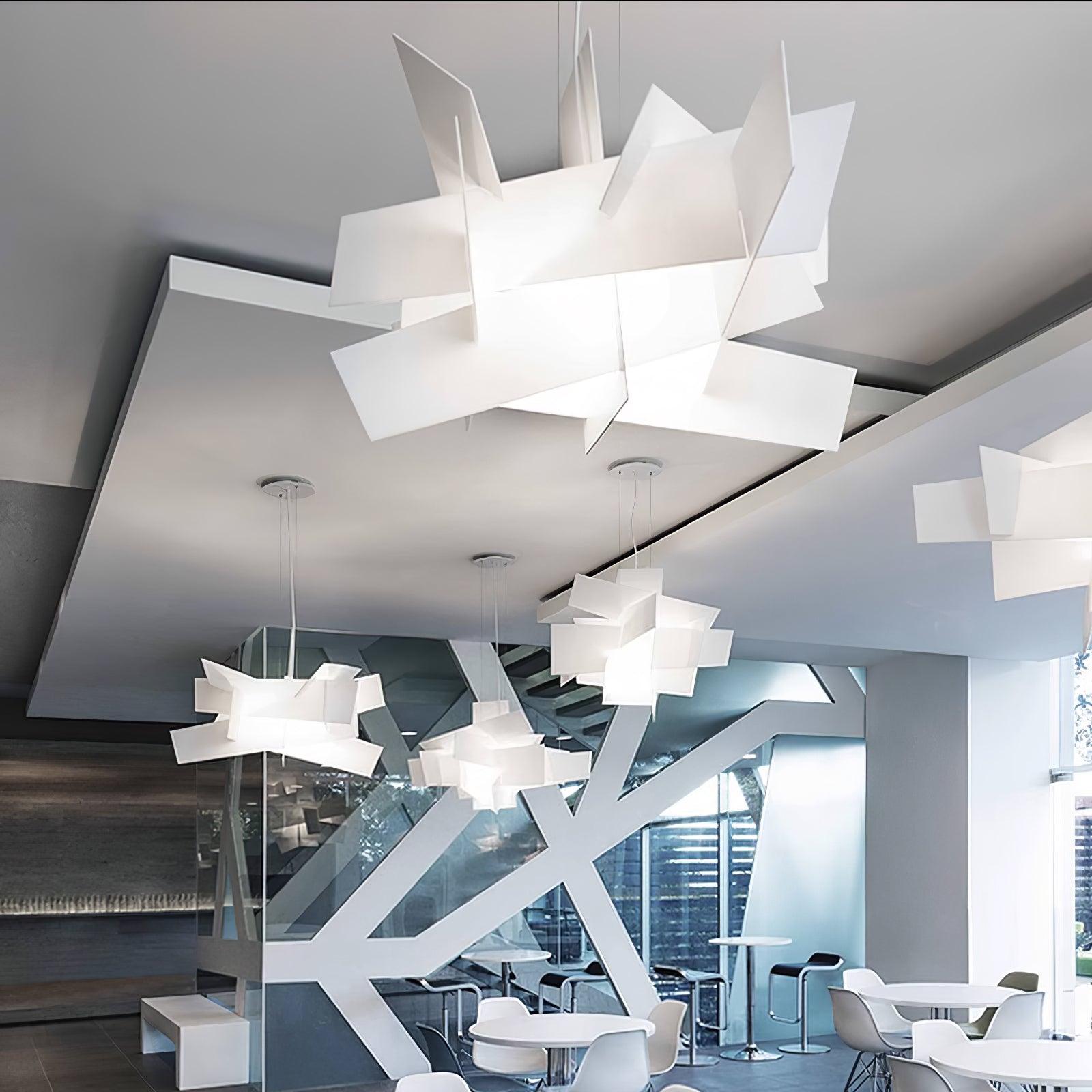 Origami White Pendant Light - Letslighting