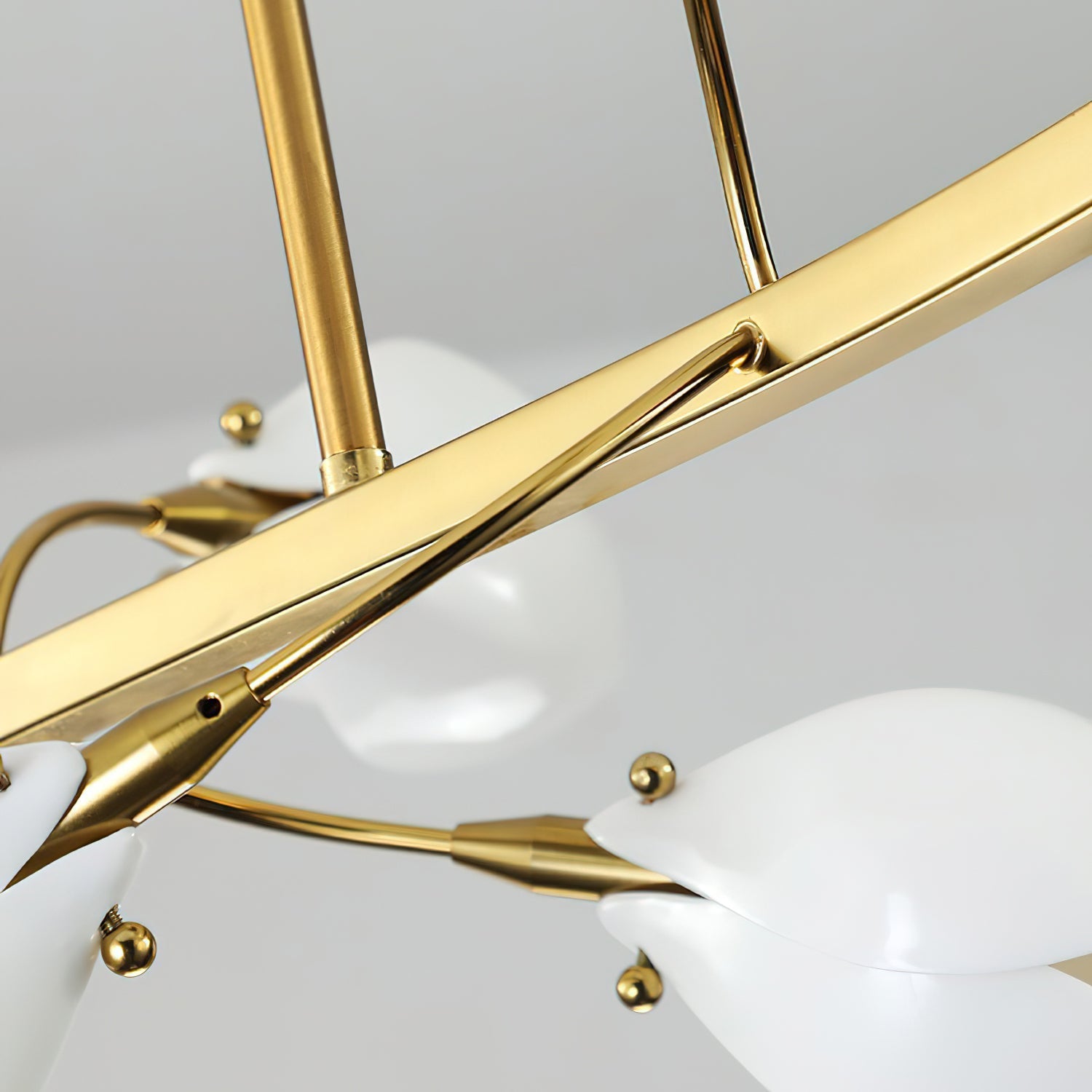 Willow Bloom Chandelier Curved Petal Branches - Letslighting