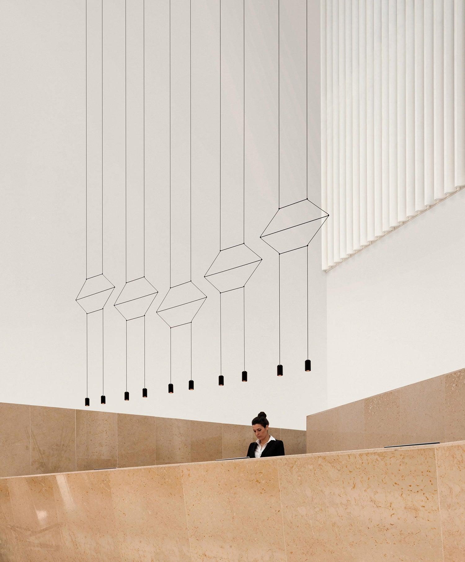 Line Art Pendant Light - Blowlighting