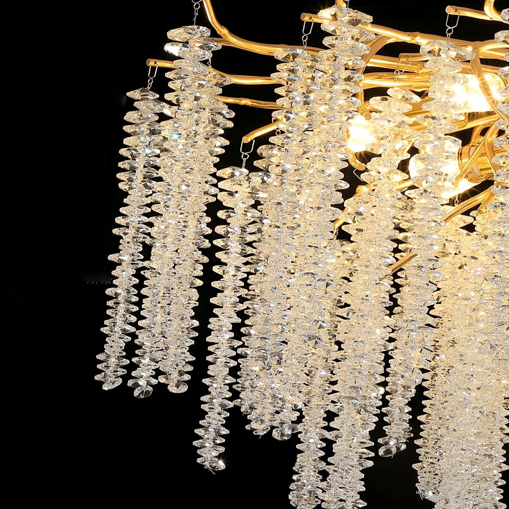 Solara Chandelier Wisteria Flower Crystal - Letslighting