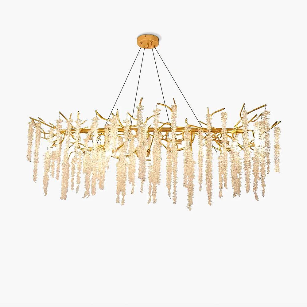 Solara Chandelier Wisteria Flower Crystal - Letslighting