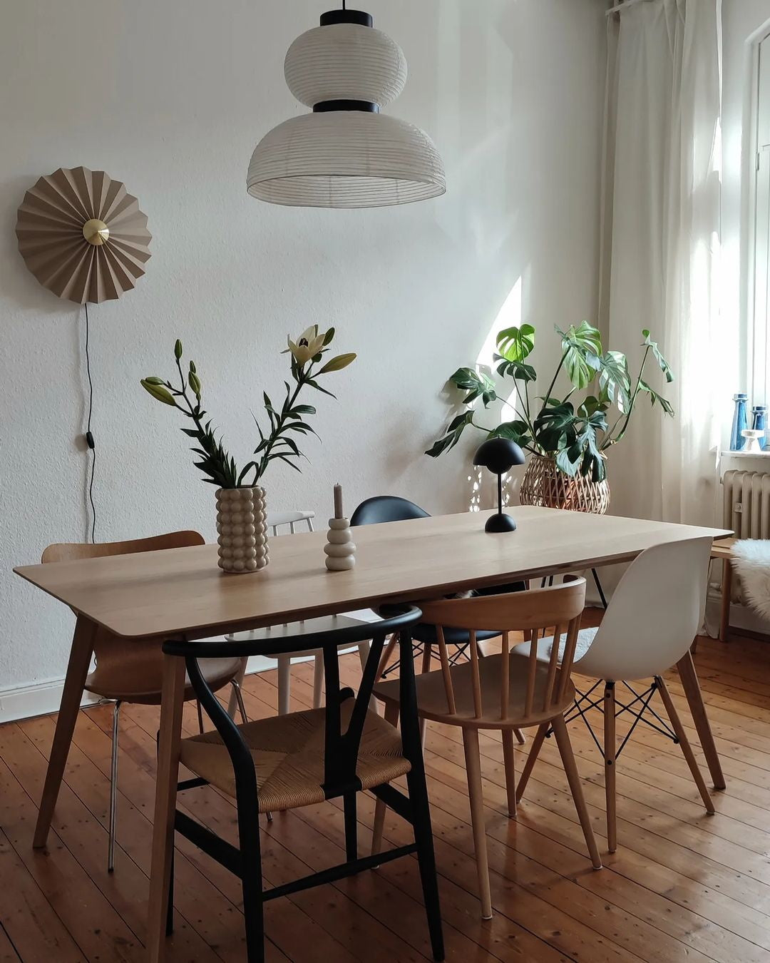 Xuan Hanging Lamp Paper Lantern Tranquil - Letslighting