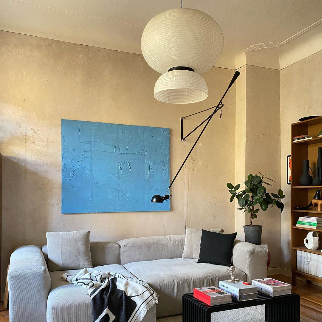 Xuan Hanging Lamp Paper Lantern Tranquil - Letslighting